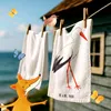 Mr. & Mrs. Panda Handtuch Storch - Weiß - Geschenk, Mütter, Produktbild-Vorschau 2