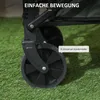 Outsunny Gartenwagen 90 kg belastbar, klappbar Produktbild-Vorschau 7