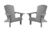 Keter Gartenstühle Troy Adirondack 2er Set hellgrau Produktbild-Vorschau 1