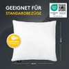 LILENO HOME Microfaser Kissen 50x50 cm [2er Set] bis 95 Produktbild-Vorschau 5