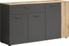 trendteam Wohnen Esteban Sideboard, Anthrazit Melamin  Produktbild-Vorschau 2