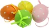 Ostereier Kunststoff Punkte bunt 9,5cm 8er Set Deko, 8 Produktbild-Vorschau 1