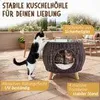 Petigi Rattan Katzenhöhle Katzenbett Katzentisch Produktbild-Vorschau 2