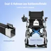 Elektrorollstuhl faltbar mit Joystick, Faltrollstuhl für Produktbild-Vorschau 3