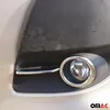 Rám hmlového svetla pre Fiat Doblo nerezová oceľ strieborná Náhľad obrázku produktu 3
