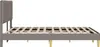 vidaXL Bettrahmen mit Kopfteil Taupe 160 x 200 cm Stoff Produktbild-Vorschau 5