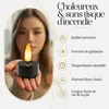 Meisterhome® Lot de 4 bougies chauffe-plat LED XXL - Voir les images du produit 5