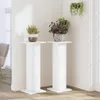 vidaXL Support pour plantes 2 pcs. Blanc 30x30x80 cm Bois Voir les images du produit 3