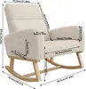 ProximaX Mid-Century Fauteuil à bascule rembourré moderne Voir les images du produit 4