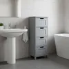 Relaxdays Badezimmerschrank, 4 Schubladen, HxBxT: 82 x 30 x Produktbild-Vorschau 2