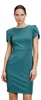 Vera Mont Damen Cocktailkleid Kurzarm Dark Emerald,36 Produktbild-Vorschau 2
