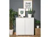 Kommode >Ravenna< in Weiß Matt - 80x80x40cm (BxHxT) Produktbild-Vorschau 2
