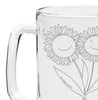 Mr. & Mrs. Panda Humpen Blume Sonnenblume - Transparent - Produktbild-Vorschau 5