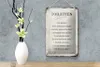 Blechschild Spruch 12x18cm Toiletten Regeln Haus Schild Produktbild-Vorschau 4