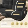 LVHOM Cord Set 3 pièces 2 places+fauteuil+pouf, Flexible Voir les images du produit 2