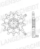 Ritzel Supersprox 520 - 15Z CST-1901:15|feinverzahnt Produktbild-Vorschau 1
