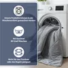 Wellsoft Bettdecke Grau 220x240 cm – Wendbare Produktbild-Vorschau 9