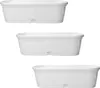 3x Blumenkasten länglich 50 cm weiss Produktbild-Vorschau 1
