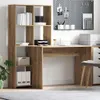 vidaXL Scrivania in rovere Artisan 138,5 x 55 x 143 cm Anteprima dell’immagine prodotto 2
