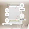 Estika Plisé roleta bez vrtání - 60 x 200 cm - Bílá - Náhled obrázku produktu 2