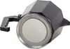 A close-up view of the top part of a black moka pot coffee maker. Náhled obrázku produktu