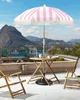 BELIANI Sonnenschirm Rosa Stoff-Bespannung Rund ⌀ 150 cm Produktbild-Vorschau 2