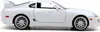 Side view of a white toy car. Anteprima dell’immagine prodotto