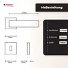DOMINO Türgriff Drückergarnitur BB-Buntbart Set | Produktbild-Vorschau 4