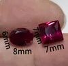 Rubín z Kambodže, sada 7 kusov. Rozmer: 7x7 mm. Vynikajúca Náhľad obrázku produktu 10