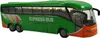 Detský glóbus Dopravný autobus 18,5 cm kovový spätný chod Náhľad obrázku produktu 3