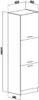 A technical drawing of a tall kitchen cabinet with dimensions indicated. Produktbild-Vorschau