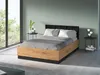 Manželská postel 140x200 MING s úložným prostorem - dub Náhled obrázku produktu 5