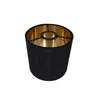 2 Stück Lampenschirm E14 Ø12cm Durchmesser Schwarz Gold Produktbild-Vorschau 6