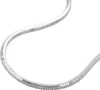 1,3mm Kette Collier Halskette Schlange 5kant 925 Silber Produktbild-Vorschau 1