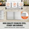 SucceBuy Porte d'accès au barbecue, 914 x 534 mm, double Voir les images du produit 3