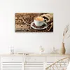 Wanduhr aus Glas mit Motiv Kaffee Geniessen- 60 x 30 cm - Produktbild-Vorschau 4