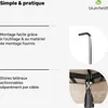 Blumfeldt Grandezza Cortina Tonnelle 3x4 m – Cadre Acier, Voir les images du produit 5