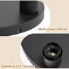 ZMH Deckenlampe Wohnzimmer Deckenleuchte Schwarz Produktbild-Vorschau 5