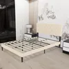 LZQ Polsterbett 140 x 200 cm Doppelbett mit Leder Kopfteil, Produktbild-Vorschau 11