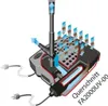 Diagram showing the internal workings and water flow of an underwater filter system. Produktbild-Vorschau