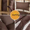 sunnypillow Hängesessel Kissen - Auflage für Rattan & Produktbild-Vorschau 5