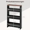 A product image with dimensions and text indicating it is a product measurement diagram. Produktbild-Vorschau