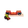 Bigjigs Rail Wagon mit Traktor + 2 Gleise Produktbild-Vorschau 3
