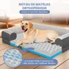 Lit orthopédique pour chien ELONEO, taille L - Gris Voir les images du produit 2