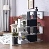 Knihovna se 4 úrovněmi, rozdělovač místností, stojící Náhled obrázku produktu 3