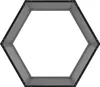 Wiata na drewno G21 HEX 53 - 92 x 60 cm, antracytowa Podgląd zdjęcia produktu 2