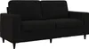 Coryn | 3-Sitzer Sofa in Samt Schwarz Produktbild-Vorschau 3