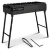 Klappbar Mangal für 11 Spieße, Länge 70cm, Stahl 2,0mm, Produktbild-Vorschau 1