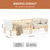Homestyle4u dětská postel 90x200 s ochranou proti vypadnutí Náhled obrázku produktu 2