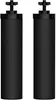 Two black cylindrical water filter cartridges with threaded bolts at the top, presented against a white background. Náhled obrázku produktu